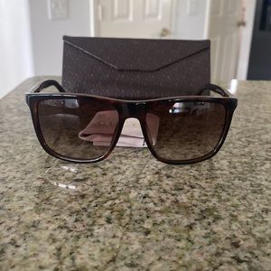Gucci 1132/S Sunglasses, Dark Brown/Tortoise with Case & Cloth